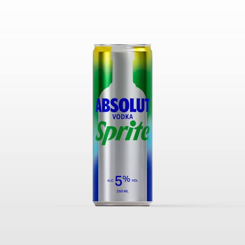 Imagen de COCKTEL VODKA ABSOLUT SPRITE 5º LATA 296ML