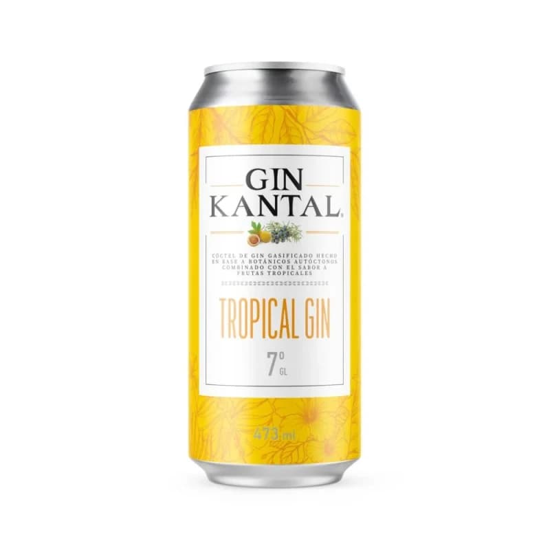 Imagen de COCKTAIL GIN KANTAL CHILENO TROPICAL LATA 470CC