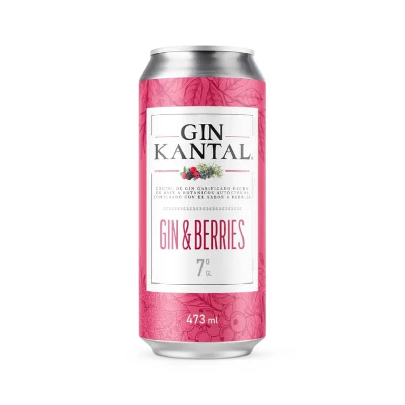 Imagen de COCKTAIL GIN KANTAL CHILENO BERRIES LATA 470CC